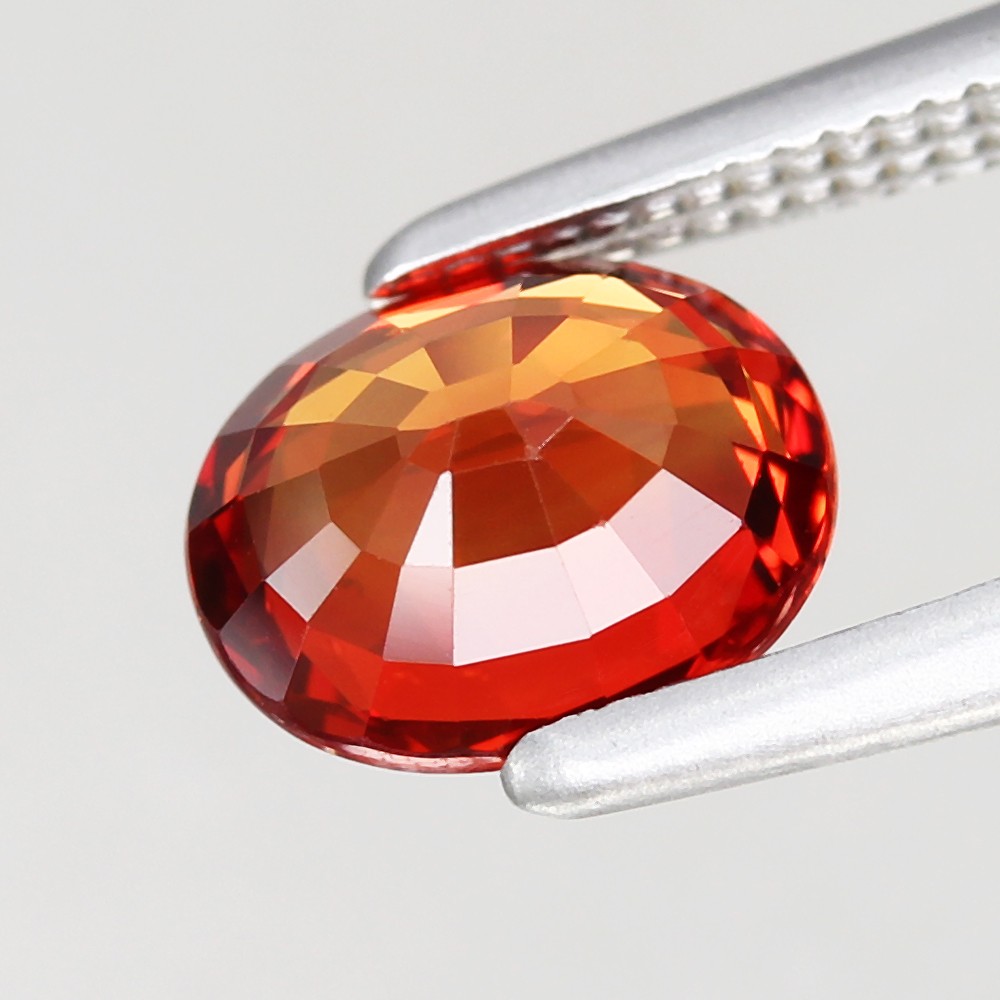1.05ct Oval 6.4×5.2mm VS Natural Orangish Red Songea Tanzanian Ruby – Africa Gem