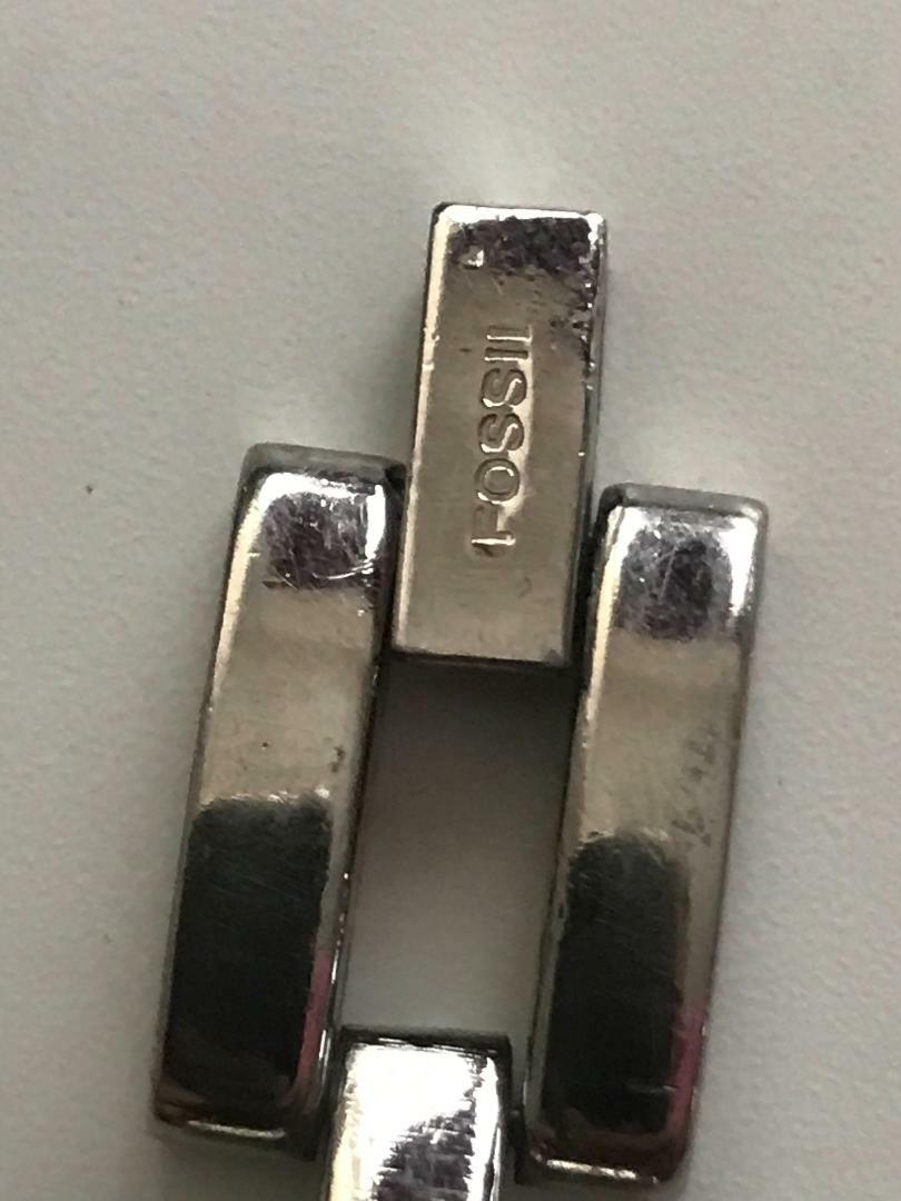 Women’s Delicate Stainless Steel FOSSIL ES 8956 Watch, NEW BATTERY