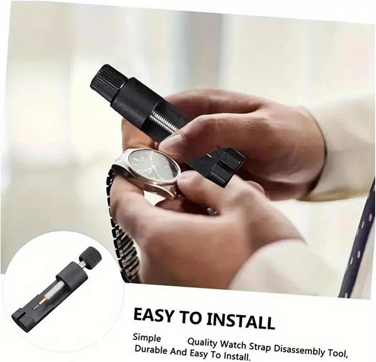 Professional Watch Link Removal Kit – Easy Sizing Tool for All Watch Types