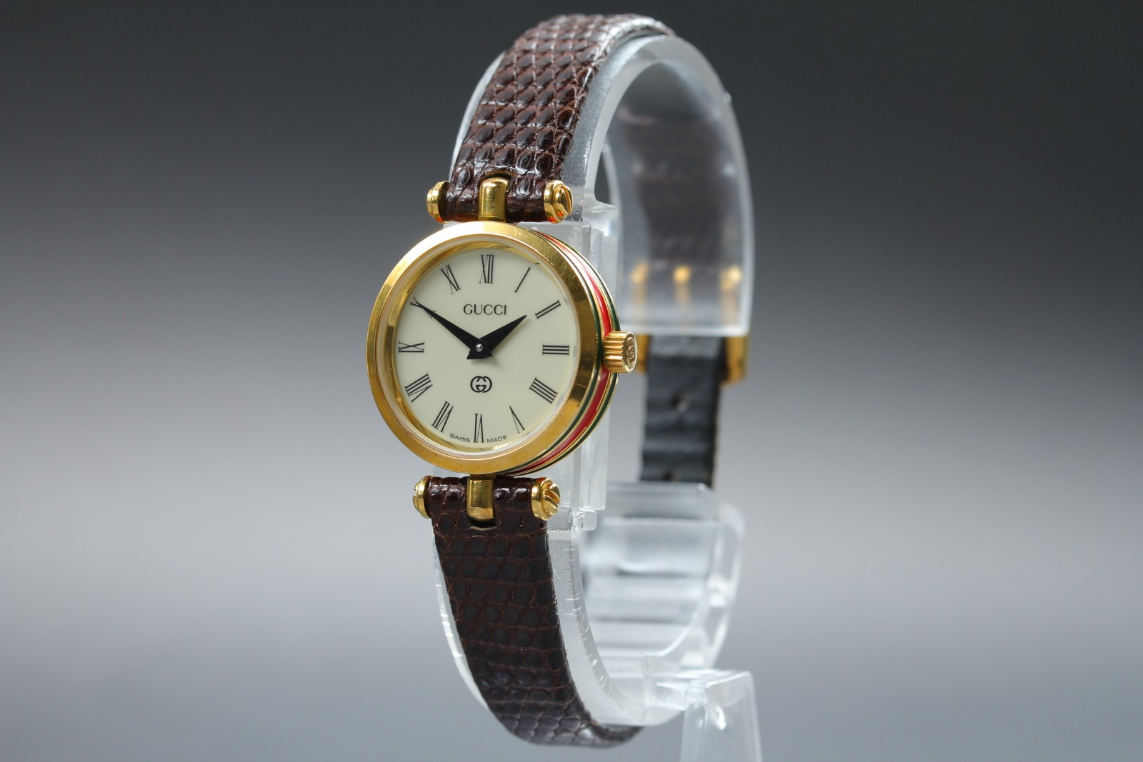 [NEAR MINT] Gucci 2000L Sherry Line Vintage Gold Quartz Ivory Dial Women’s Watch