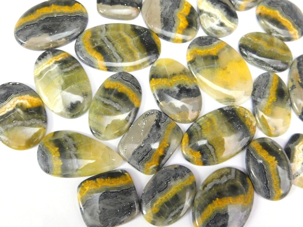 Natural Bumblebee Jasper For Earring, Pendant, Necklace Jewelry Making 71467