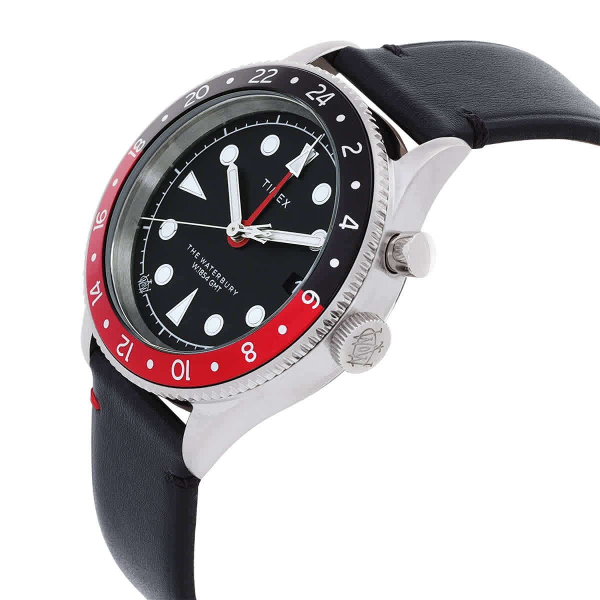 Timex TW2W22800 Waterbury Traditional Quartz Black Dial Coke Bezel Men’s Watch