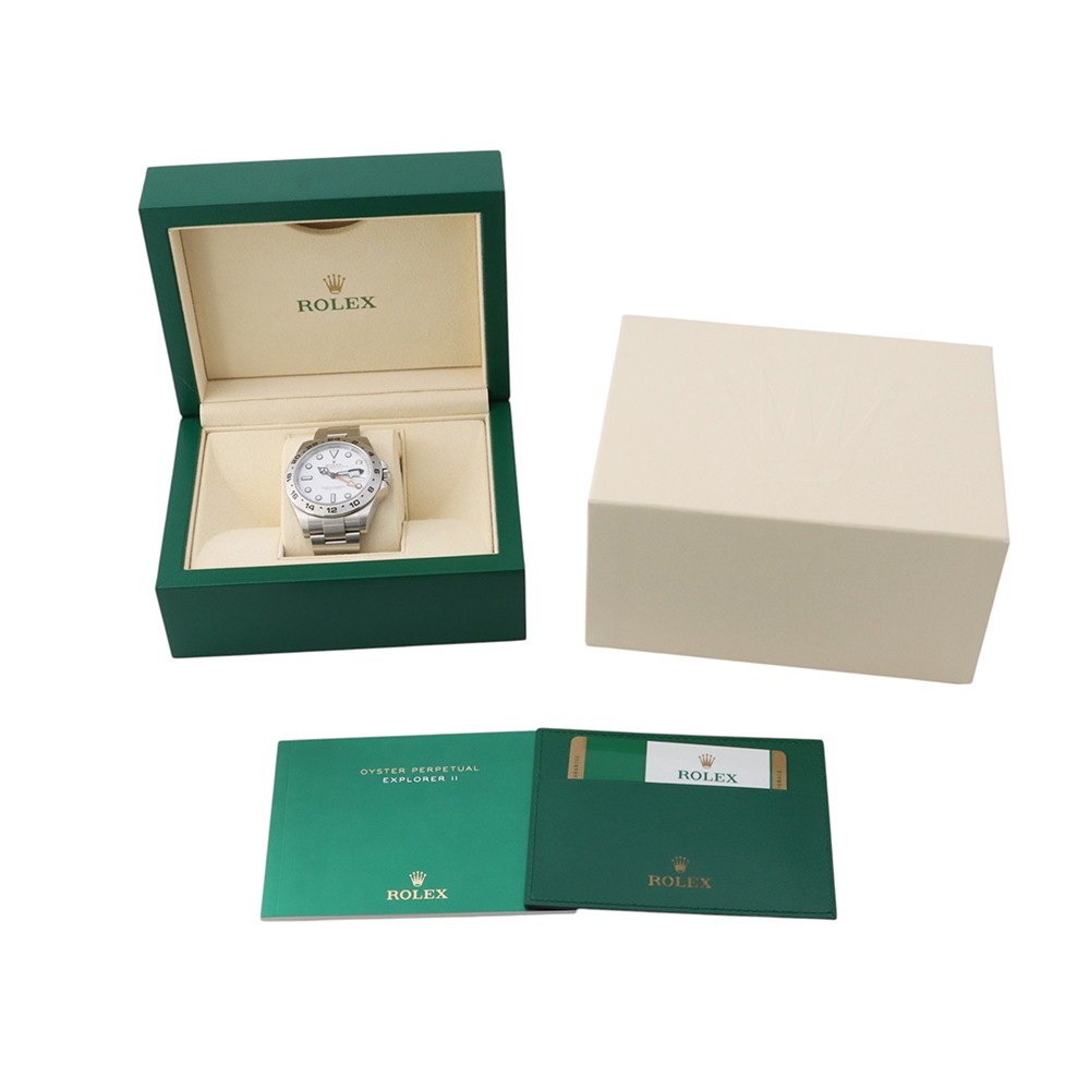 ROLEX Explorer II 42mm Stainless Steel White Dial 216570