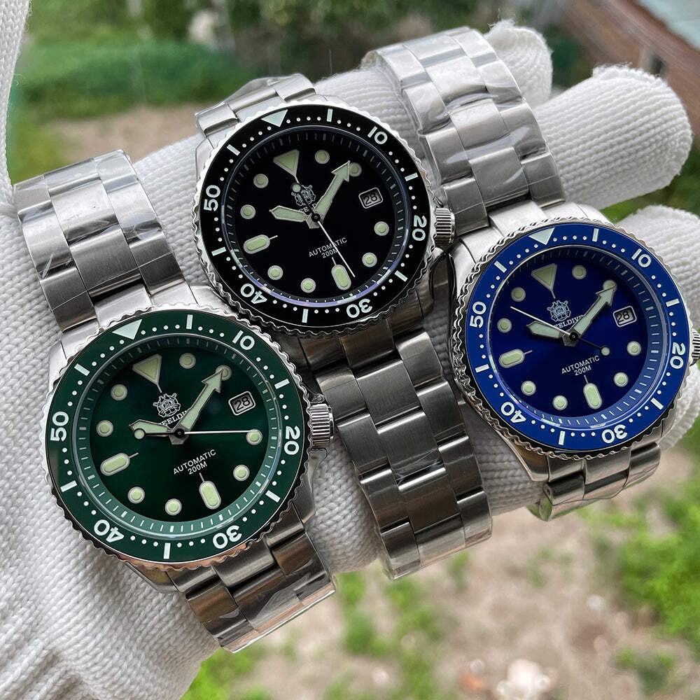 STEELDIVE SD1973 — Ceramic Bezel Insert Sapphire 200mm 41.2mm NH35 Dive Watch