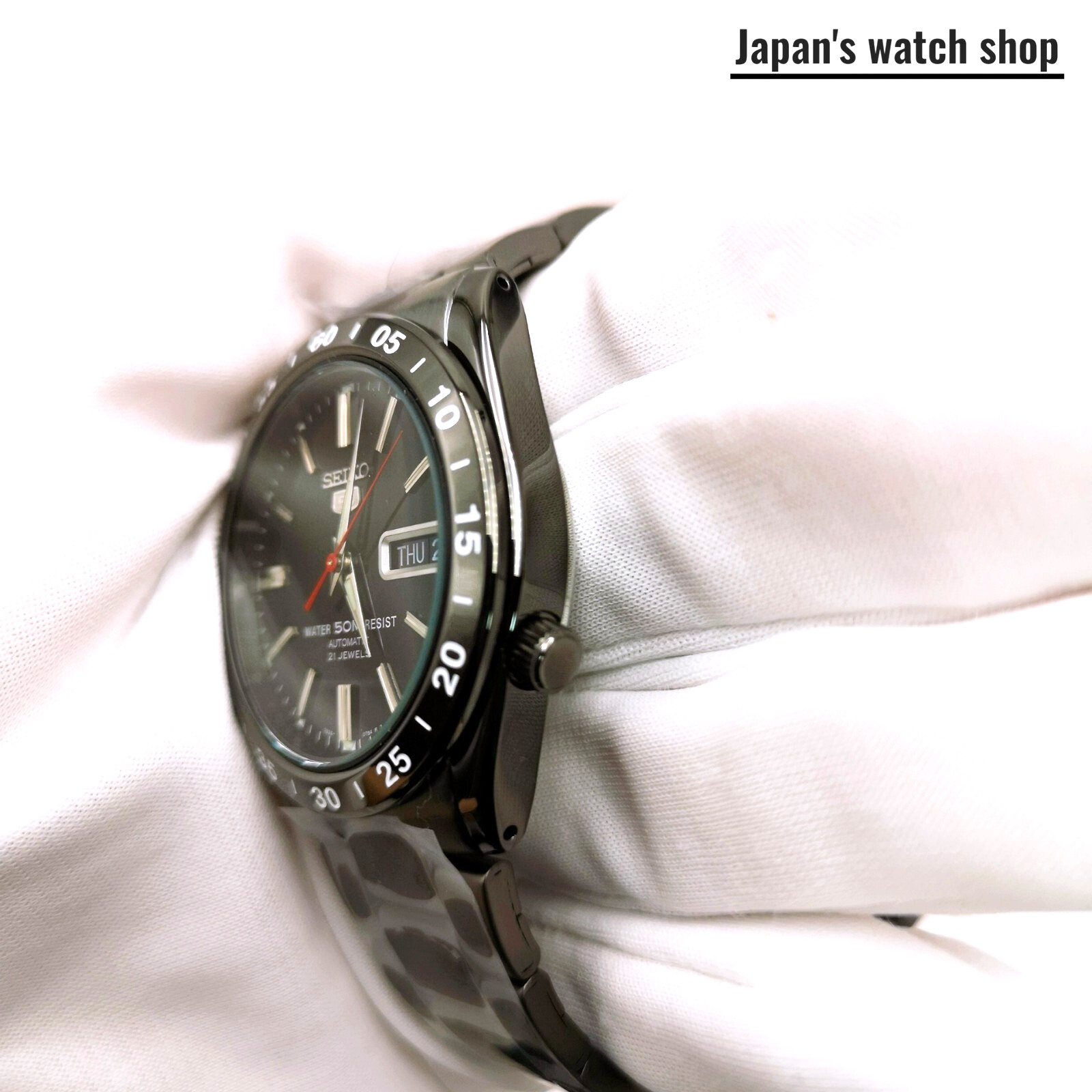 SEIKO SEIKO5 SNKE03K1 Black Automatic Men’s Watch New in Box