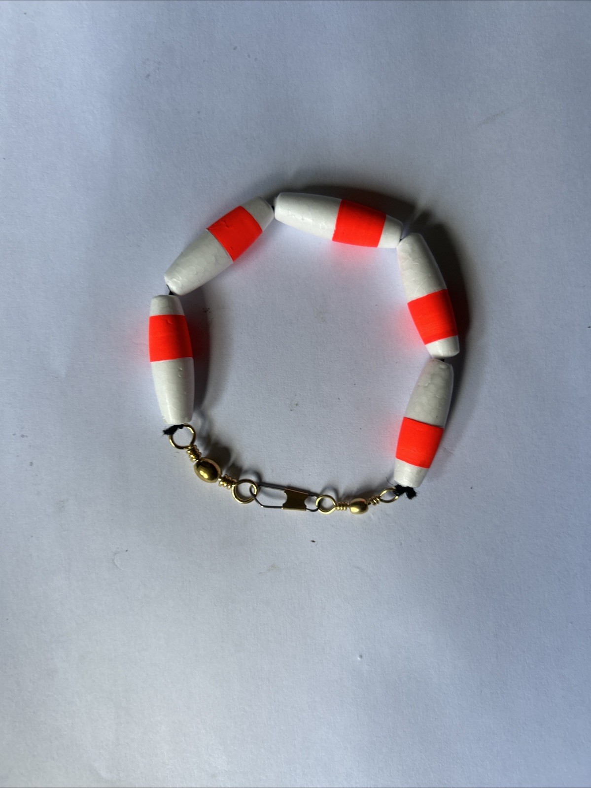Fishing Bobber Bracelet Men Or Woman 9” Fully Adjustable To Fit Wrist Swivel