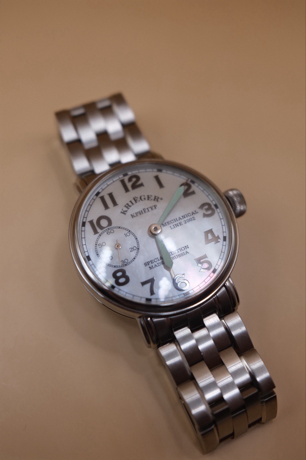 Rare Krieger Gigantium Special Edition Russia Mens Watch 43mm (Only 1000 made)