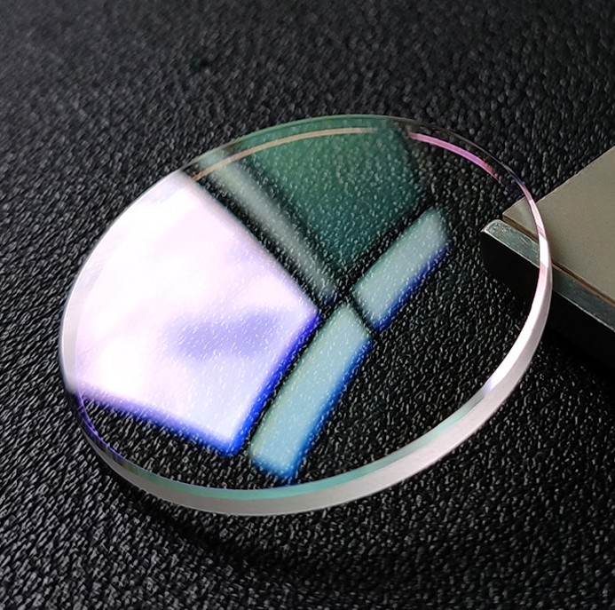 1.2/1.5/2.0/2.5mm Thick Blue AR Coated Mineral Glass Round Watch Crystal 26-45mm