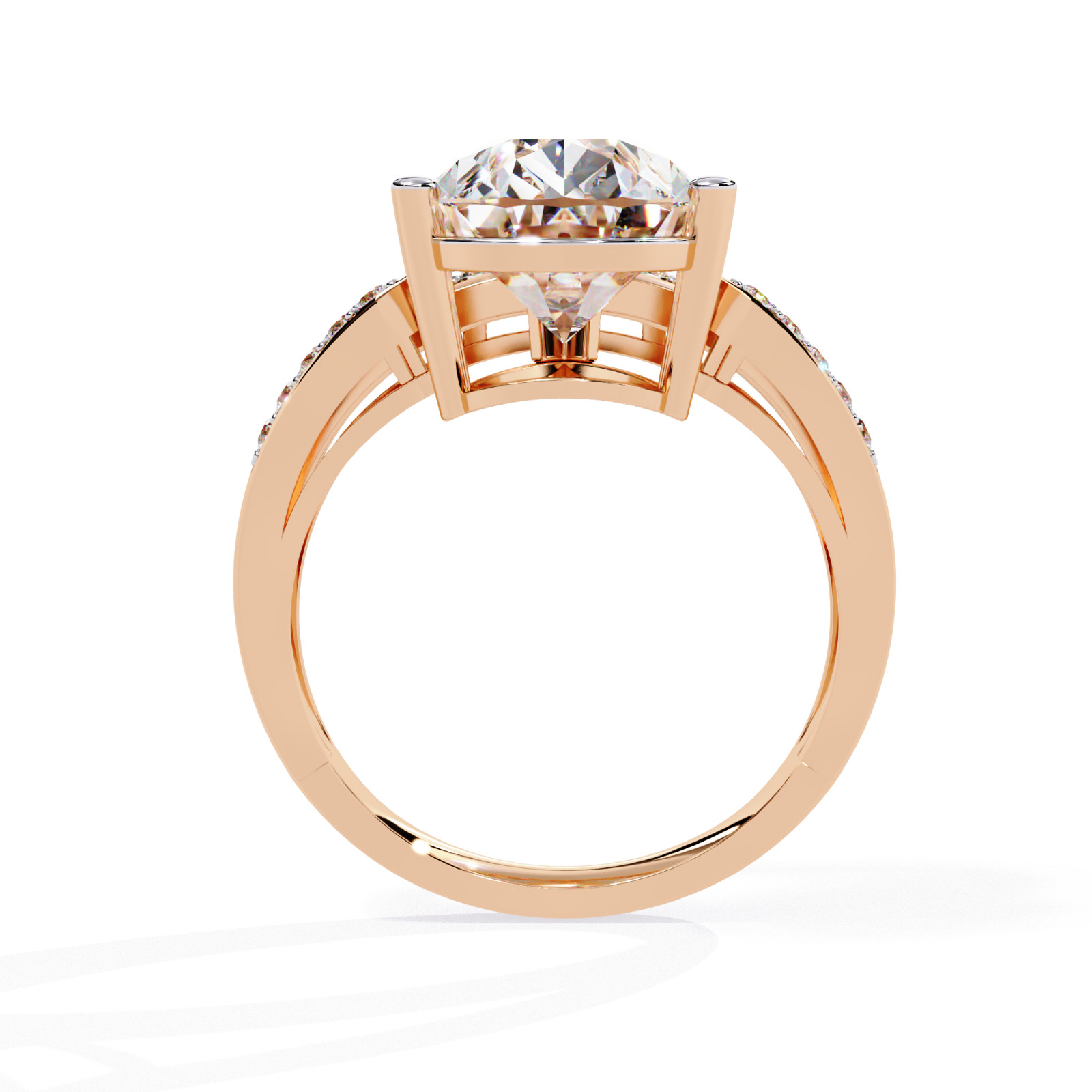 5.50 Ct Pear Moissanite Ring 925 Sterling Silver CZ Halo Engagement Bridal