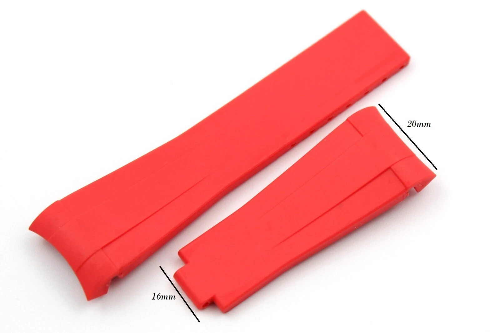 Red Hypoallergenic Adjustable TPU Silicone Strap Promotion Handle 20mm New