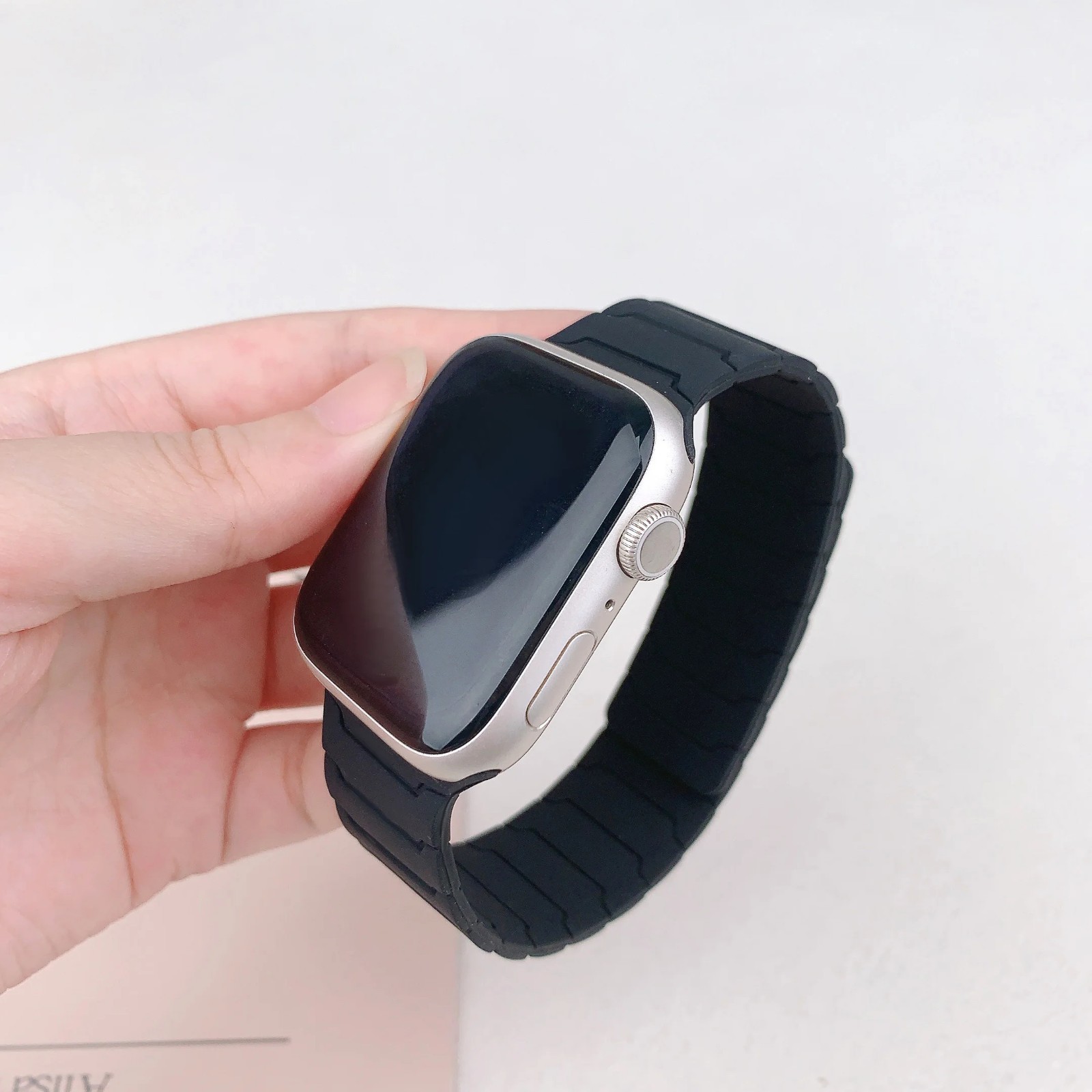 Magnetic Strap For iWatch Ultra 2 Series 10 9 8 7 SE 6 5 Silicone iWatch Band