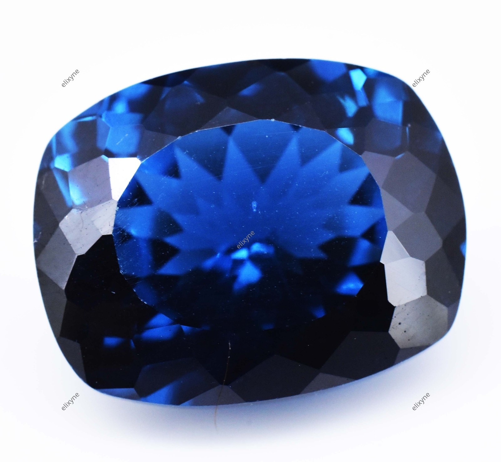 D’ Block Natural Tanzanite 21.25 Ct Blue Cushion Cut Certified Loose Gemstone