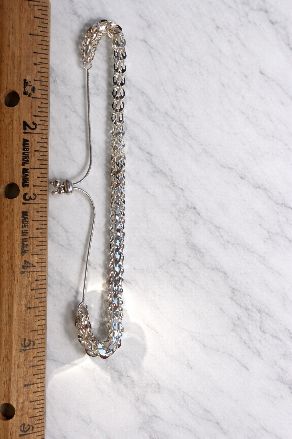Sterling Silver 925 Adjustable Bracelet – Imported Italian-Style Design