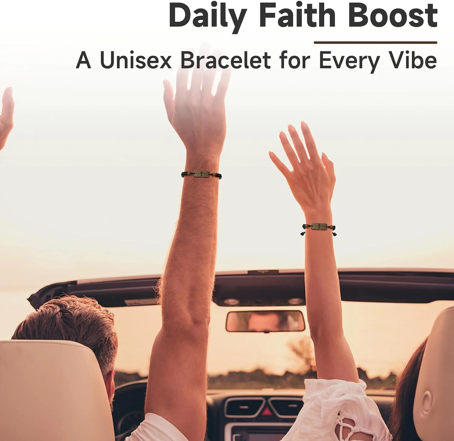 Daily Bible Verse Bracelet | Adjustable Christian Bracelet for Daily Personal In
