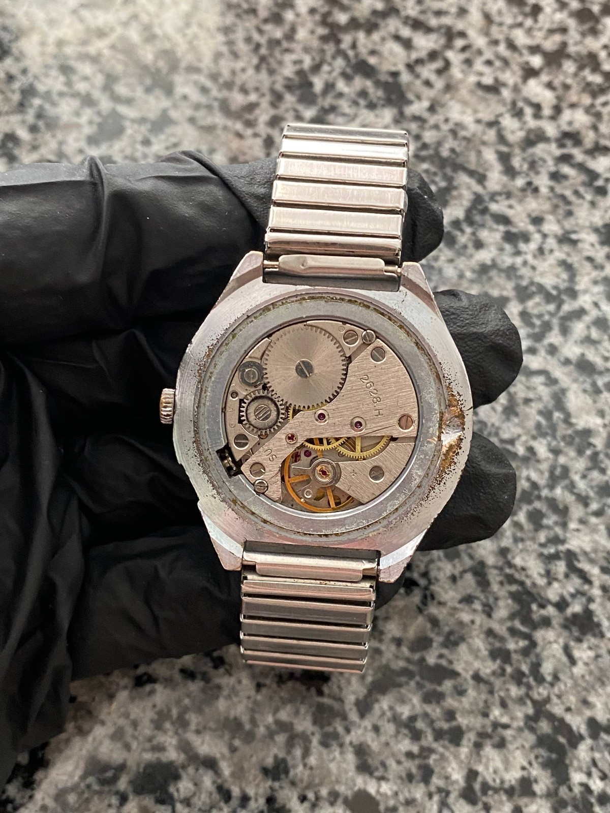 Vintage Raketa Calendar Watch Soviet mechanical Original Wristwach Rare USSR