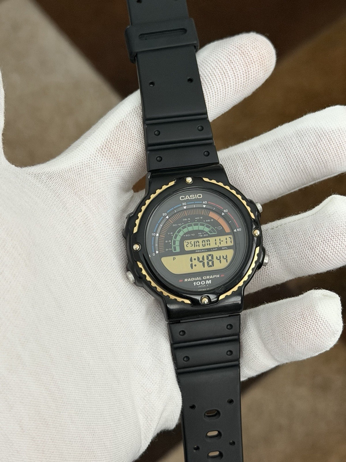 Rare Vintage Casio Radial Graph RGW-20 Men’s Digital Sports Watch JDM 1980s