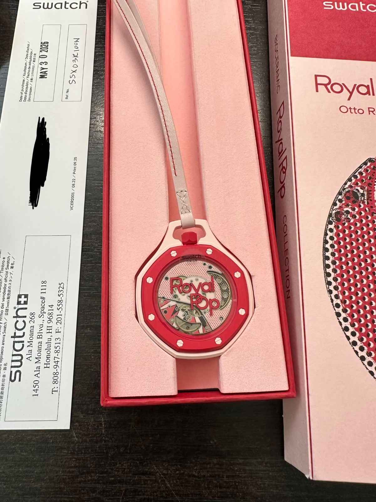 Swatch x Audemars Piguet Royal Pop Otto Rosso | Unworn With Receipt and Papers