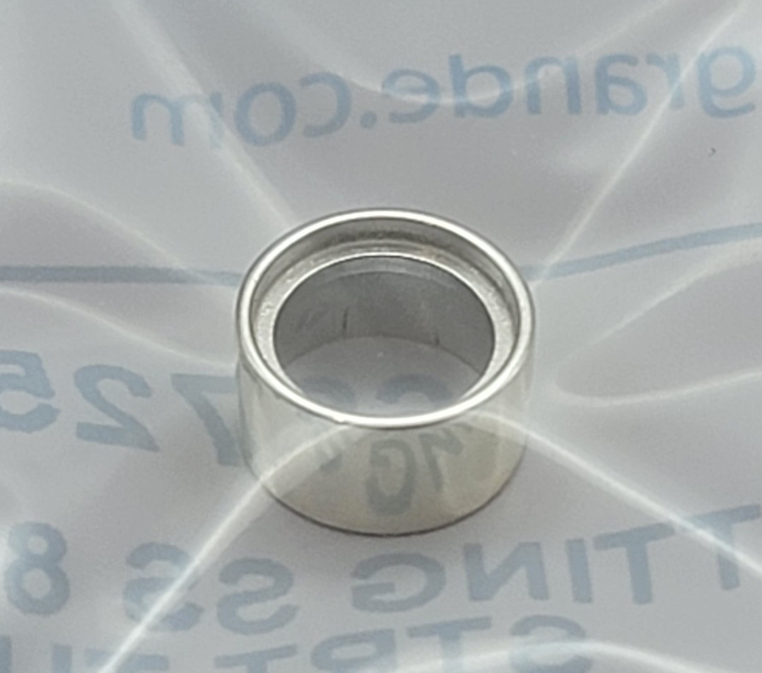 4 pc Sterling Silver 8mm Round Tube Bezel Setting Rio Grande NEW Jeweler