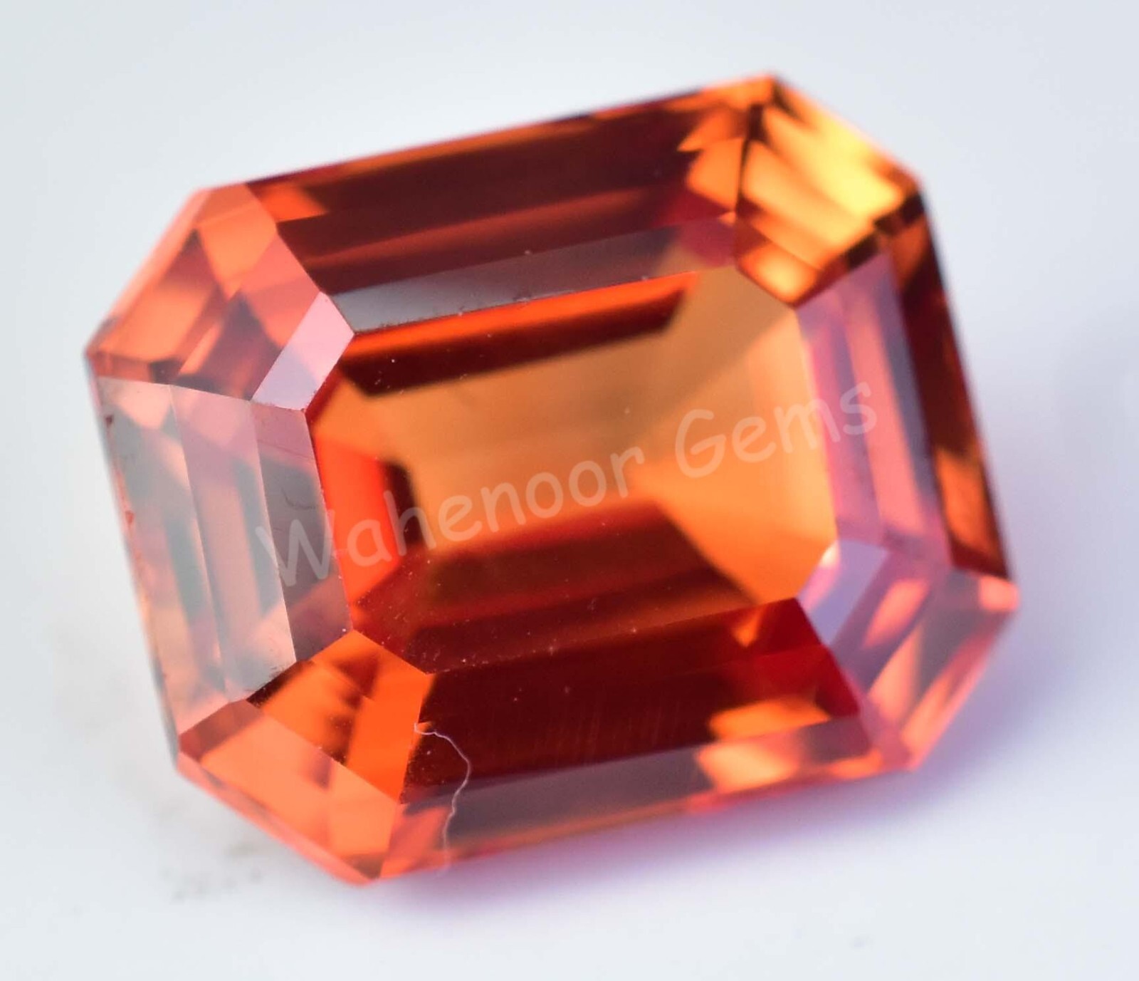 6.50 Ct Natural Mandarin Orange Spessartite Garnet Namibia Gemstone Certified