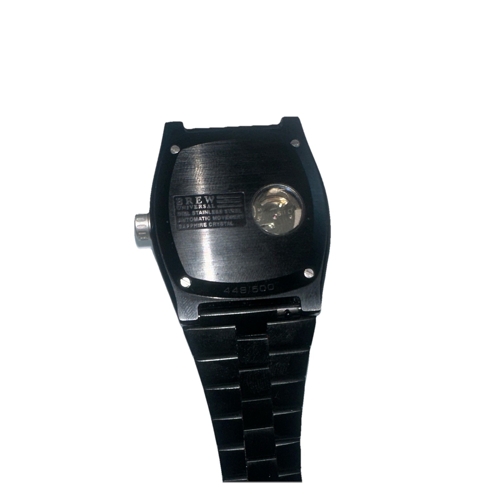 Brew Metric Automatic Black, Black Metal Bracelet, Limited Release 448/500