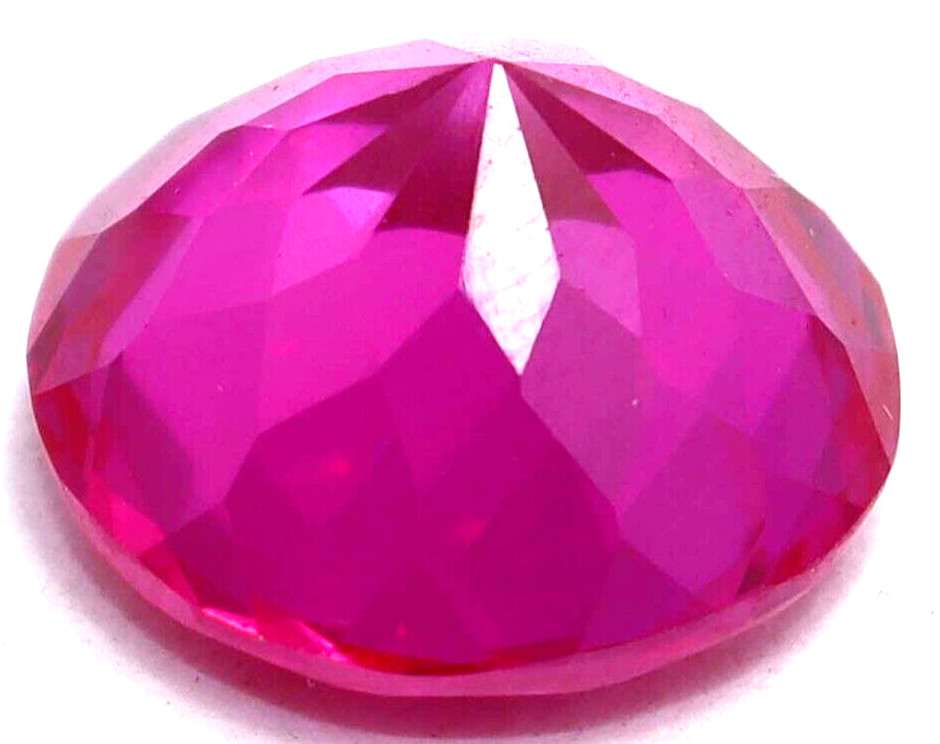 34 Ct Certified Natural Pink Sapphire Round Cut Loose Gemstone
