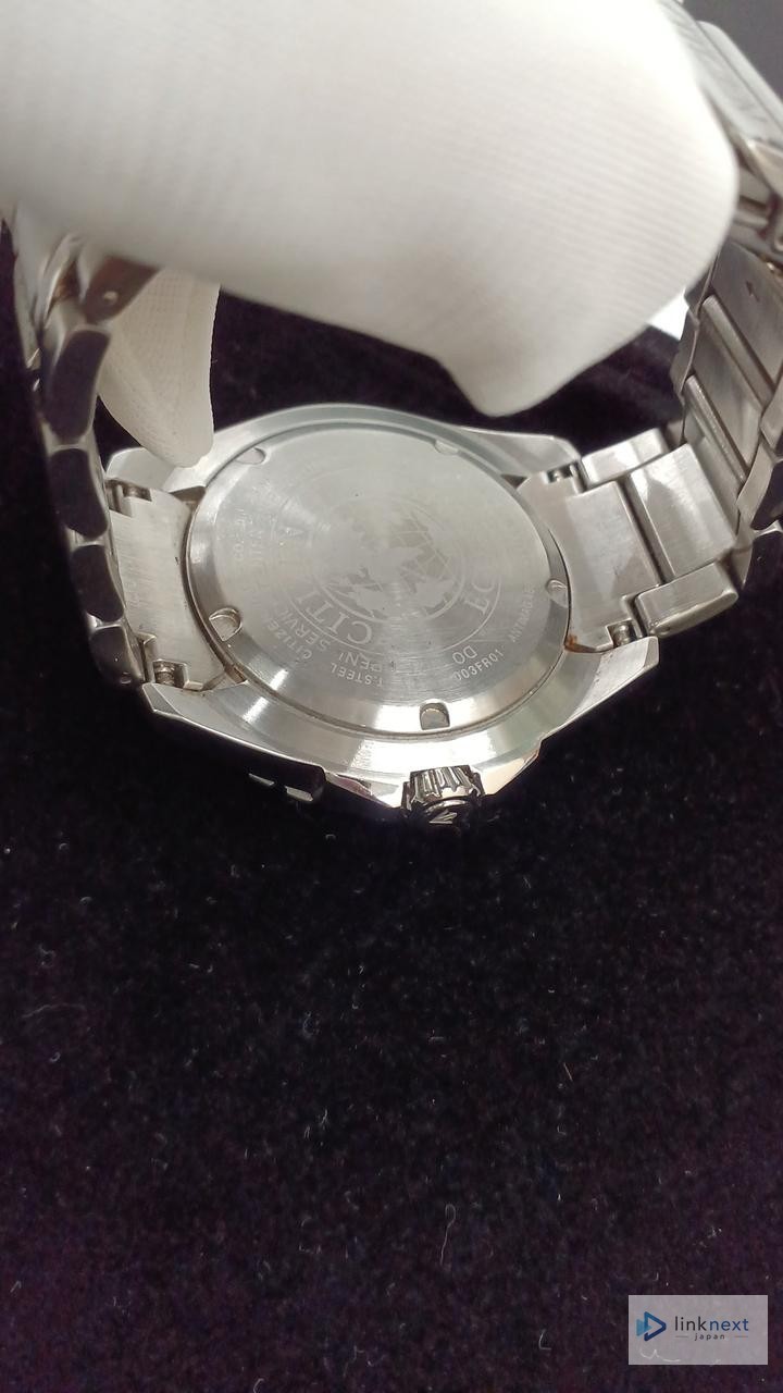 CITIZEN E168-003FR01 Solar Men’s Stainless Steel Analog Watch