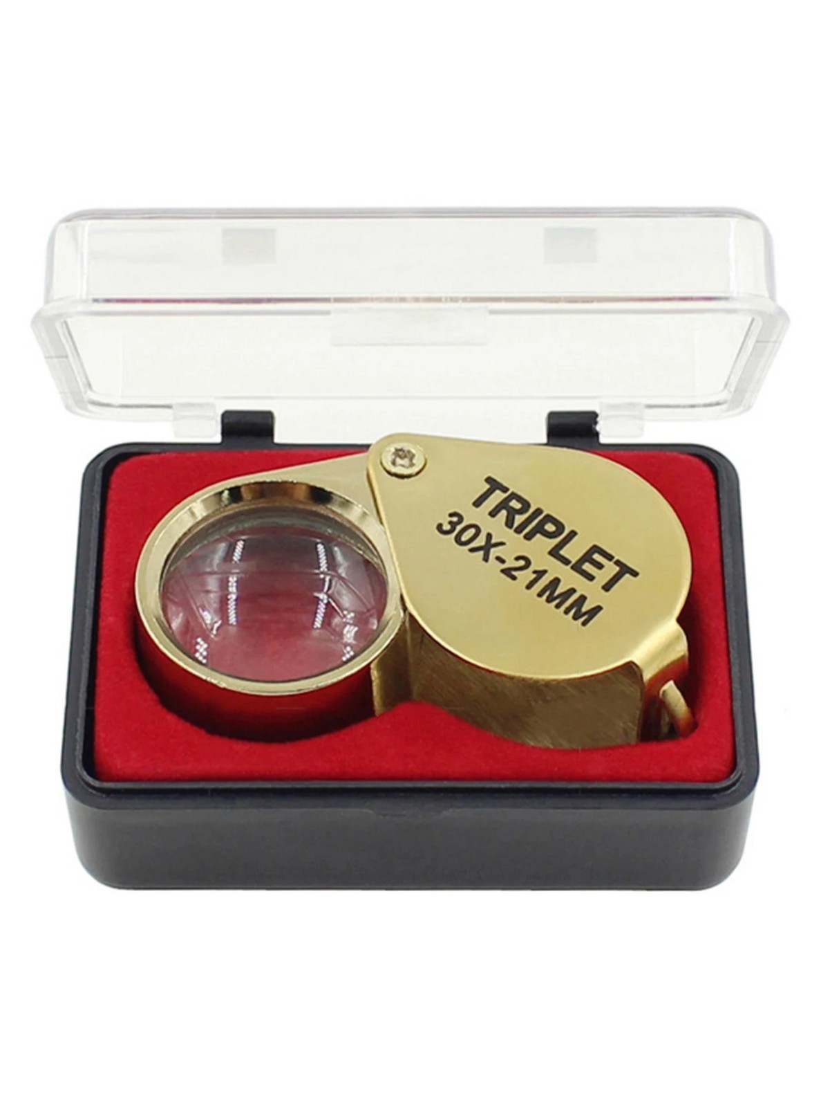 NEW 30X Jewelers Loupe Magnifier Jewelry Coin Loop Magnifying Glass Eye Pocket