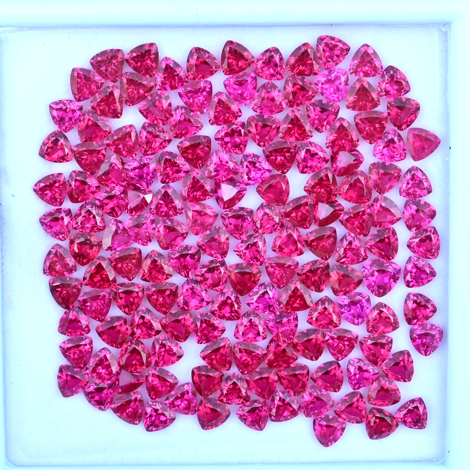 100 Pcs Natural Mogok Pink-Red Ruby 94.90 Ct Certified Stunning Loose Gemstone