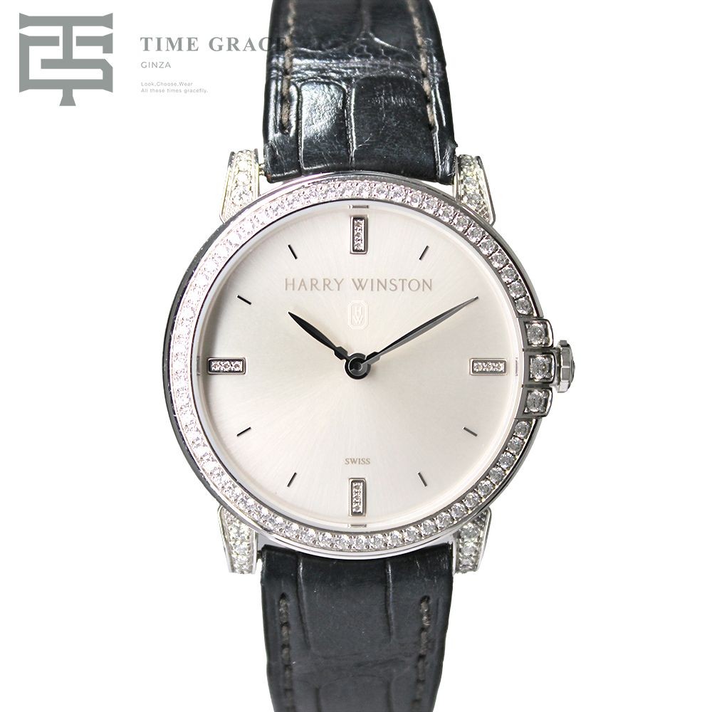 Harry Winston Midnight Collection (Harry Winston) 450LQ32W Silver Ladies Used