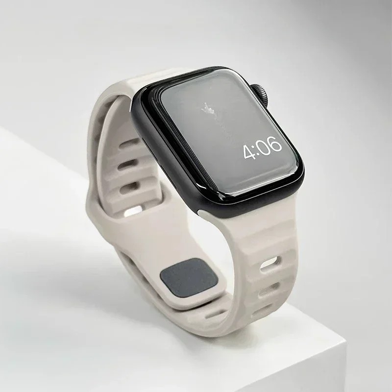 Silicone Sport Strap Band For Apple Watch Series 11 10 Ultra 2 3 9 8 7 SE 5 49mm