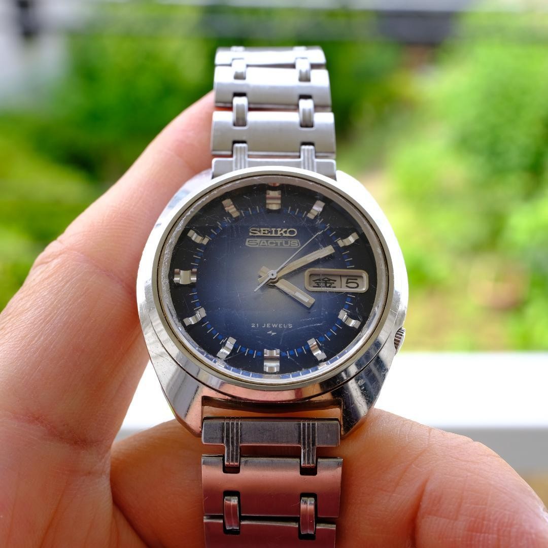 Working SEIKO 5 ACTUS Automatic Watch 21 Stone