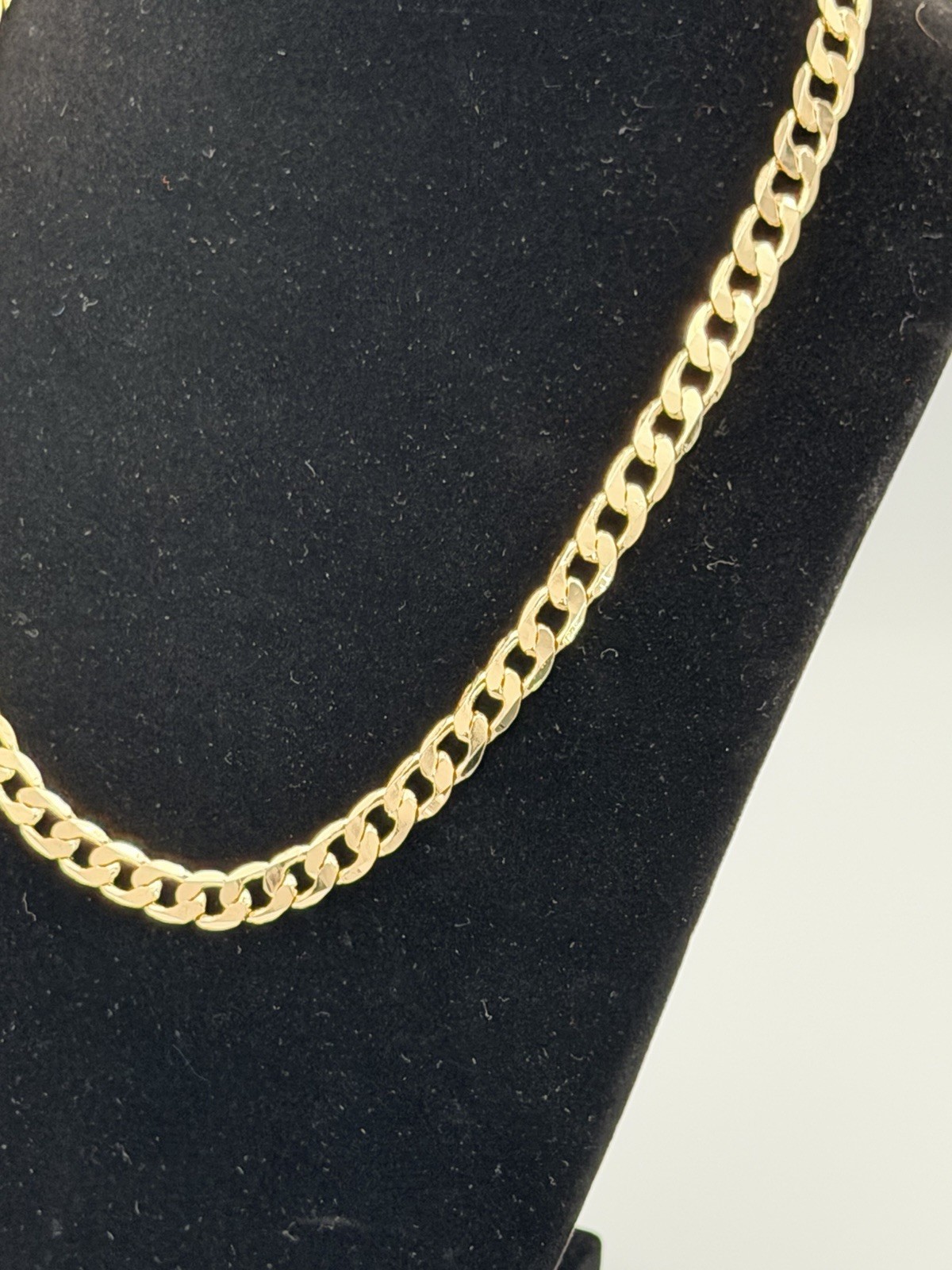 18K Gold Filled Cuban Link Chain, 10mm, 24″ New