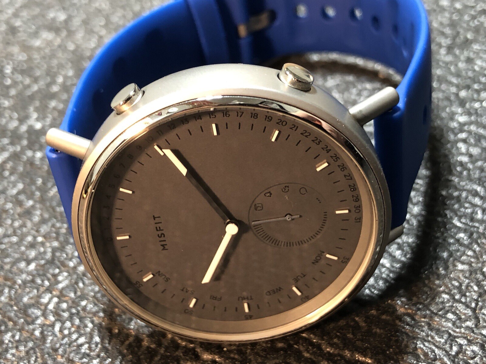 Misfit Command Stainless Steel Hybrid Smartwatch MIS5028H Hands Move – UNTESTED
