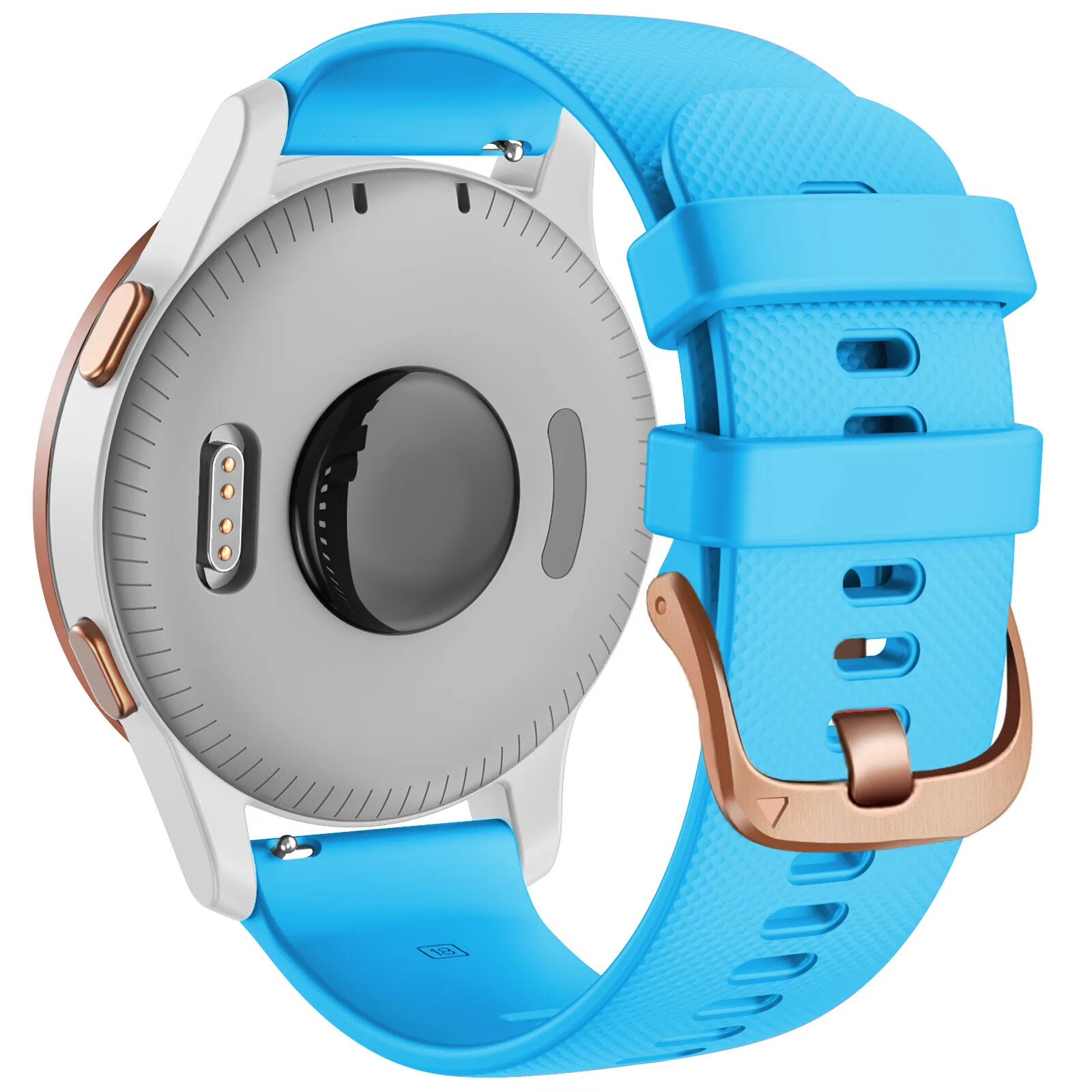 18mm Silicone Band Strap For Garmin Venu 3S 2S Vivoactive 4S 3S 2S 265S 255S S