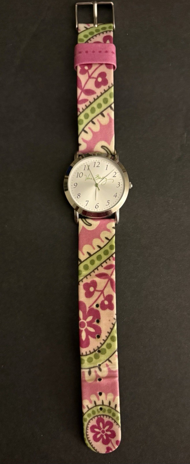 Vera Bradley Watch Bermuda Pink Vintage In Original Box – Needs V377 Battery EUC