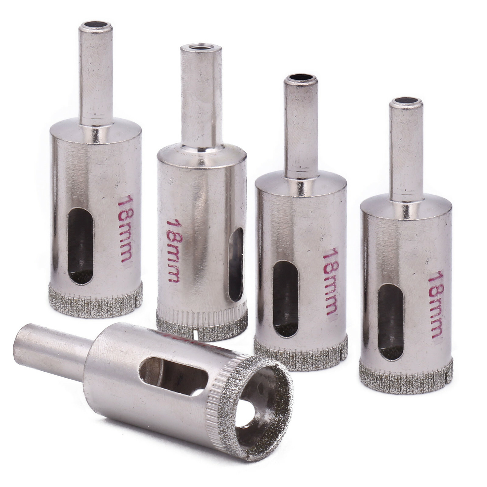 Diamond Hole Saws Set 6-20 mm Drill Bits for Stone Tile Pack of 5Pcs