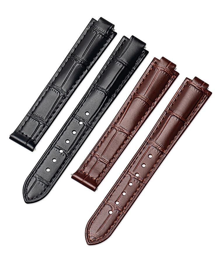 Genuine Leather Watch Strap 16 18 20mm without buckle for Cartier Blue Balloon