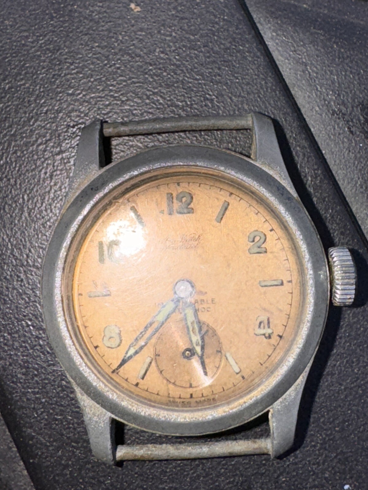 Vintage WATCH ACIER INOXYDABLE Swiss Made