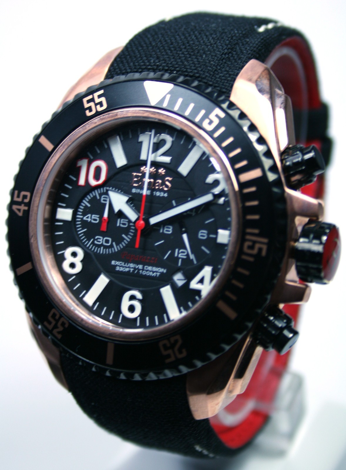 EMAS, TYPE 3, CHRONO DIVER, QUARTZ, 10 ATM