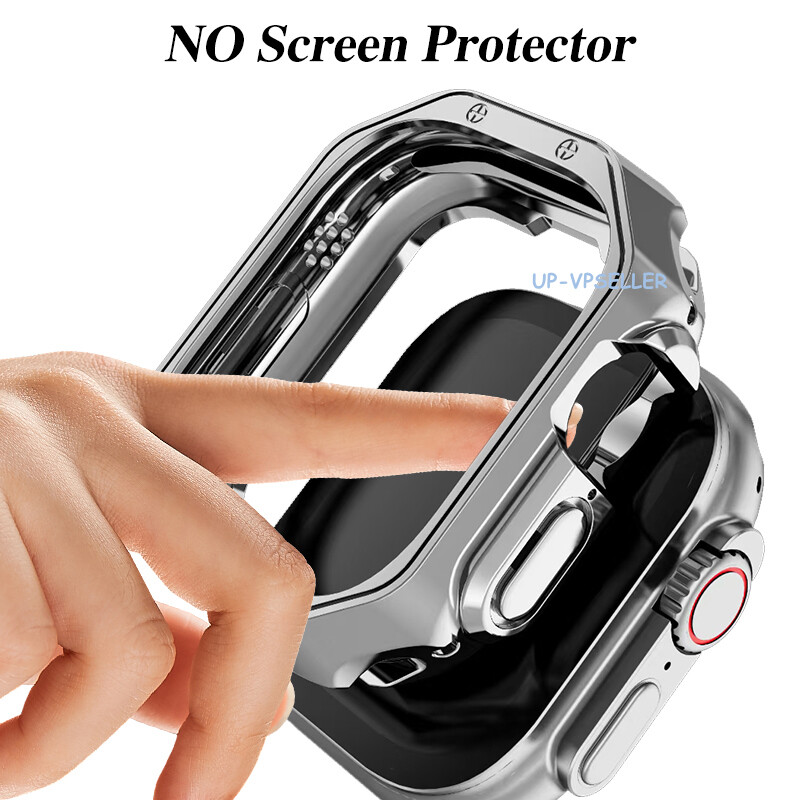Soft TPU Case Cover For Apple Watch Ultra/Ultra 2 49mm Protective Bumper Frame