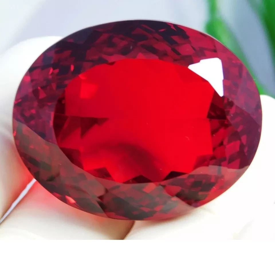 AGL Certified Natural 800 Ct Brazilian Red Topaz Oval Shape Loose Gemstone