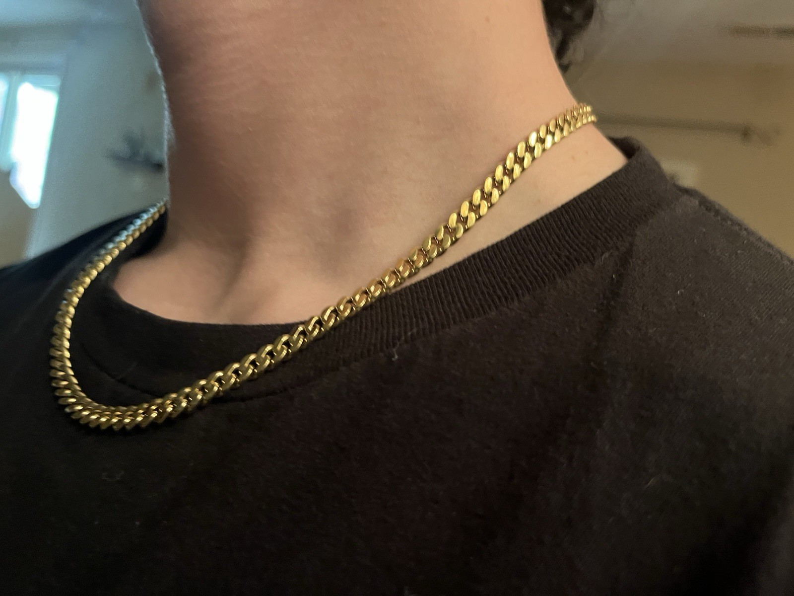 GLD 18” Cuban Link Chain in Yellow Gold Plated – 5mm