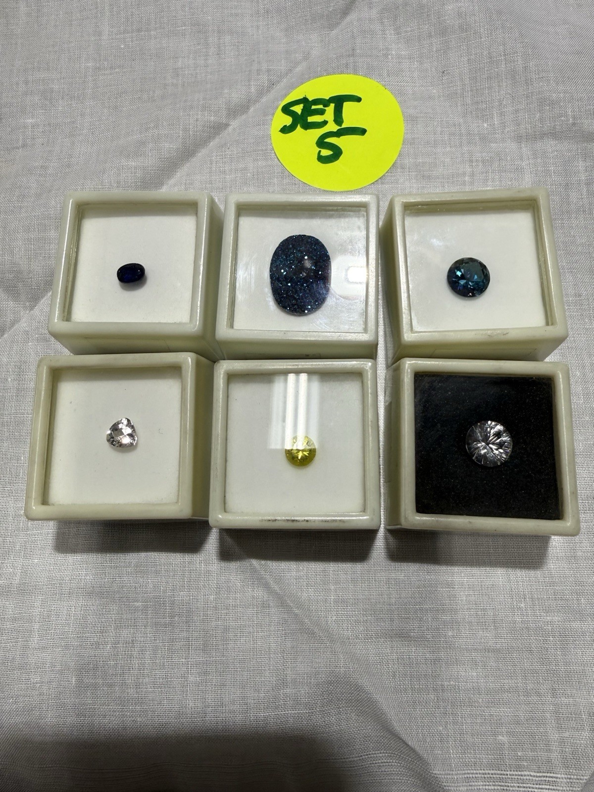 Mixed Gemstone Lot Kyanite Druzy Quartz Yellow YAG Petalite Morganite Topaz