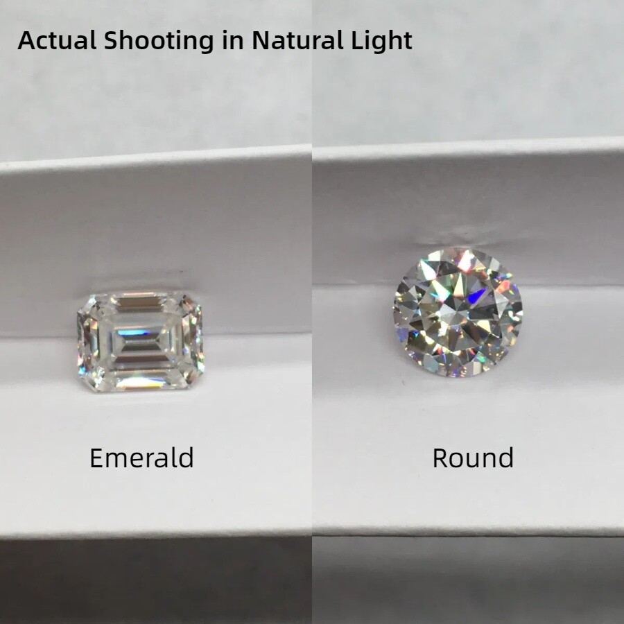 High Quality 0.3-10ct D Color VVS1 GRA Certified Multi-shape Moissanite Loose