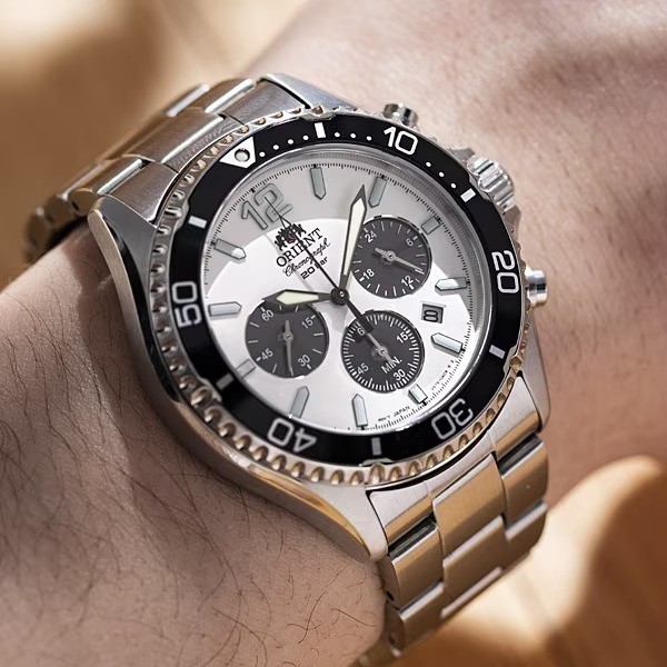 Orient RN-TX0203S Japan Domestic Model (JDM) Men’s Chronograph Stainless Steel W