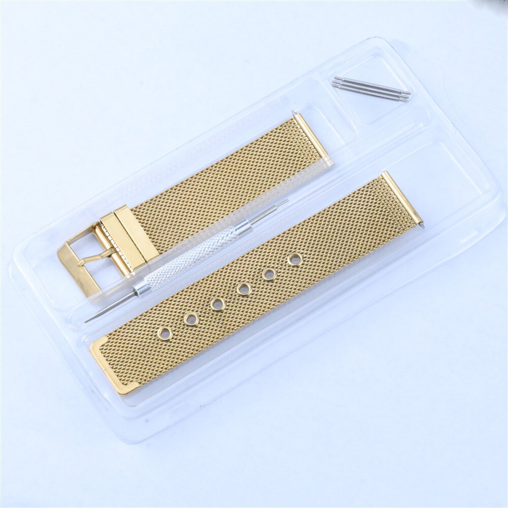 High Quality 304L Stainless Steel Mesh Belt Milanese Watch Band Strap 10-22mm