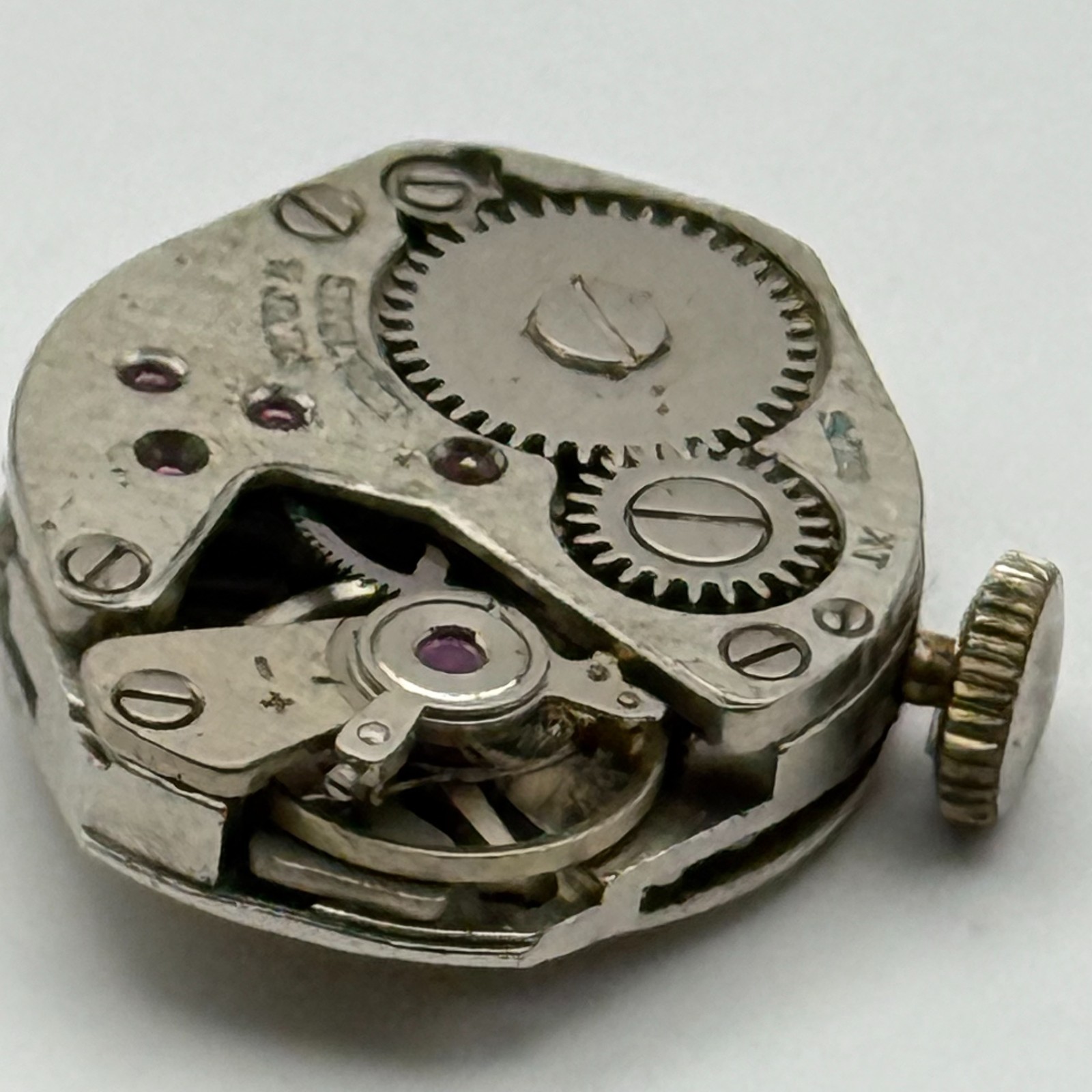 FHF ST 69-21 Watch Movement Ingersoll 17 Jewels Lever Manual Wind Parts 17.7mm