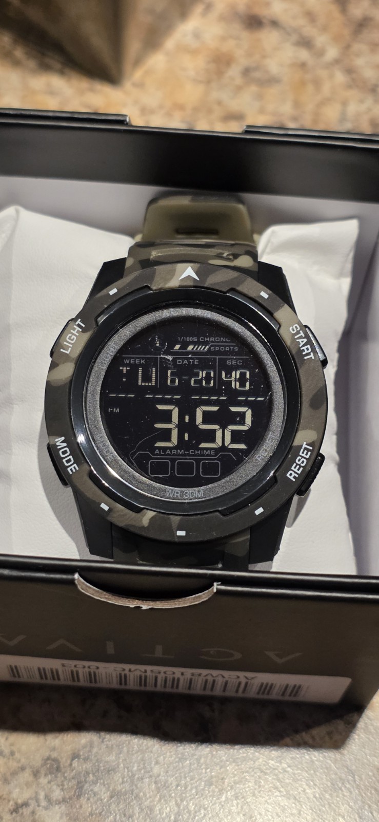 NEW! Activa Ranger X Terrain ACW8105MC-001 Invicta Digital Men’s Watch 45mm