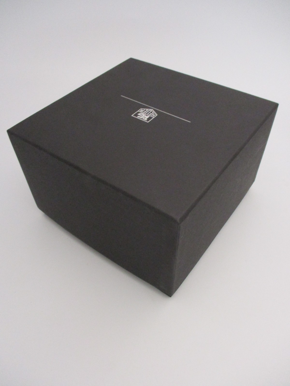 TAG Heuer Deluxe Brown Wood-Grain Watch Box Chest Set Black Inner +Cloth+Booklet
