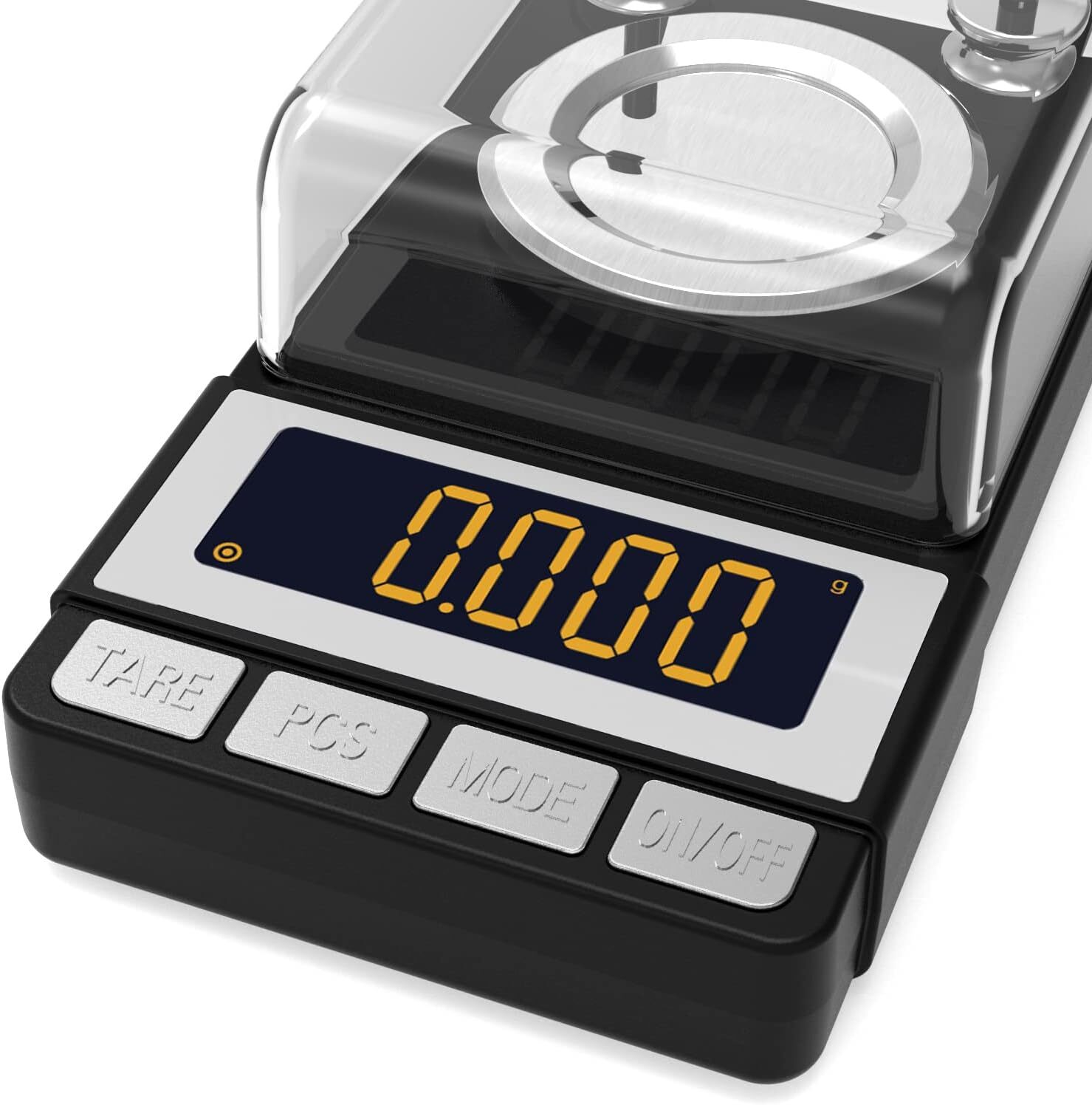 High Precision 100G Matte Black Weigh Scale Tare Function Count Jewelry Reloa…